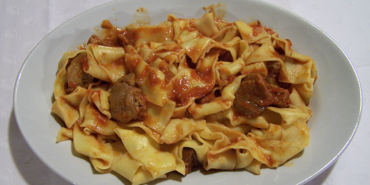 Pappardelle cinghiale